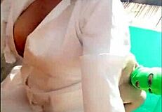 Old Woman Receives Intense Vaginal Sex With Deep Penetration