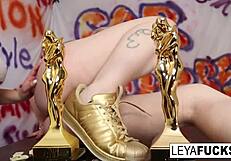 leya falcon feels so empowered feeding her bbc anal creampie to that sissy bitch