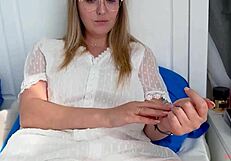 Sly stepson interacts with sad stepmom in family setting