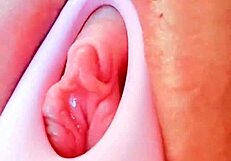 pussy spa with wonderful toys close up fat shaved wet puffy big pussy lips 😍