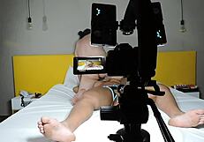 backstage with brunette sophie stephan, the porn actress with big ass