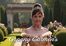 Granny Jeannie reaches magical orgasm with dildo fucking, licking toys, and masturbation homemade!