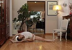 Cute Nicole Murkovski Naked Stretches With Intense Masturbation.