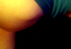 my little redhead gets oiled and wet