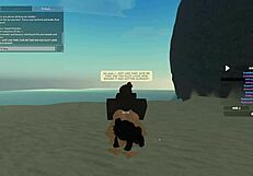 In Roblox Porn 138, The Whore Rides Monster Cock Wetly. She Deepthroats And Assfucks To Orgasm With Cum