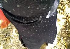 Desi Girlfriend Fucked Outdoors in Hardcore Doggy