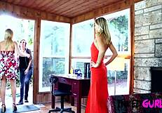 tattooed lesbian threesome with punk princess fingering.