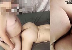 pito chico suertudo convence a se�ora nalgona de que se deje grabar y coger 2 c�maras