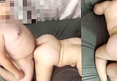 pito chico suertudo convence a se�ora nalgona de que se deje grabar y coger 2 c�maras