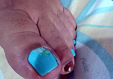 look at my big hairy pussy after hours of fucking and huge cumshots.