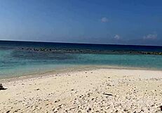 Pissed on a Skinny Babe's Wet Pussy on Public Beach - She Was Shocked!