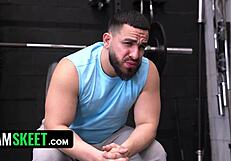 latina babe gets face fucked and rides hard, ending in sweat and cum