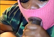 she blew bubbles with my cum, man, after sucking me dry!