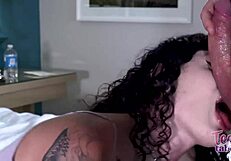 lydia black the babysitter gets caught with lucky seth in suggestive encounter