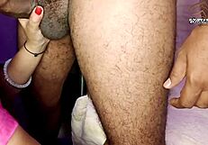 i promised raise to maid and licked her hairy pussy close up