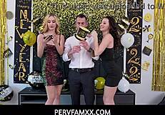 Pervfamxx features stepdad brock cooper saving new years eve with liz jordan and jazmin luv in taboo roleplay