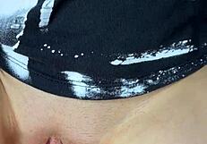 Secret Creampie Shock! First Load Inside, Rest Outside. Surprise Impregnation with Puffy Big Lips!