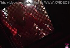 Blonde in leather outfit kneels and confesses to priest during sex.