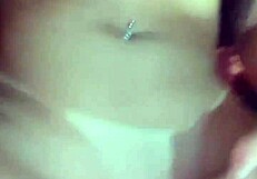 horny wife uses toys while husband works