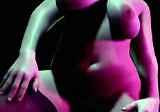 striptease with a hot cougar dancing