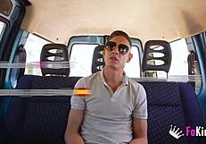 Wanna watch Daniela Melo ride monster cock in public?