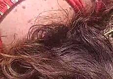 Intense amateur blowjob leads to doggy fuck in the bush