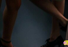 Beautiful Redhead Greets Nude Blonde Lesbian Friend With Passionate Sex