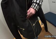 perfect czech teen gets tempted in the mall, undresses, and gets pov anal reaming