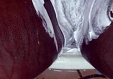 ebony milf with tattoo shaves wet pussy before oral and assfucking orgasm