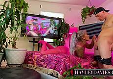 Can This Huge Ass Blonde Australian Bombshell Handle Twerking On A Big Cock?