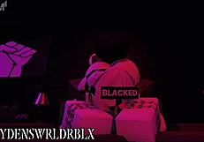 Taming my snowbunny friend with monster cock