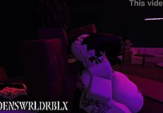 Taming my snowbunny friend with monster cock