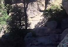 ट्रेल पर वो चूसती और निगलती है