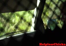 stranded petite teen dominated roughly in stranger's van with bdsm cowgirl action