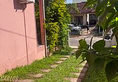 Home sex with cuckold's friends while he watches on video call