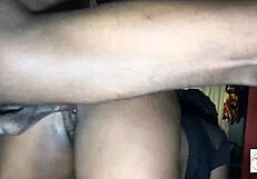 Is She the Goddess of Pussy? Black Beauty with Big Tits Gets Blowjob and Fingering.