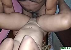 20 year old congolese teen 18+ fucks huge cock in congo