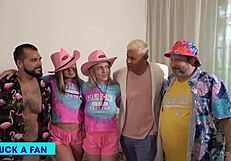 Rebel rhyder and lana analise spitroasted by competition winners