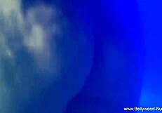 Indian lady participates in powerful ritual dance session