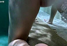 Big boobed beauty Marica Chanelle bends over for intense dp slamming at the health spa.