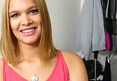 Hard fucking my cheerleader sister, spying naughty babe.