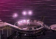 Meiko's nostalgic project diva nude mod with full nude cat costume