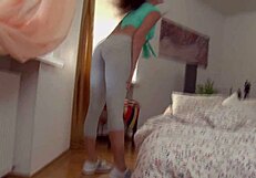 Sexy Teen 18+ Gets Fucked By Monster Cock With Anal Finger On Bed