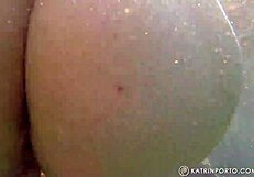 Bbw with hairy bush and big ass struts nude in public!