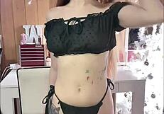 Tiny 411 Amateur Blonde Deepthroats Dildo Then Makes Her Petite Pussy Cum Hard in Homemade Scene.