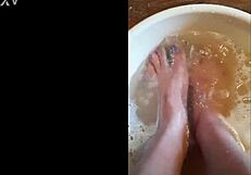 Fat BBW MILF dominates with foot fetish today