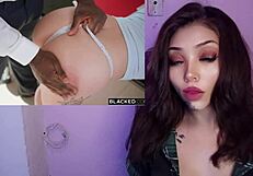 Linda rubia teen 18+ se come una enorme polla negra