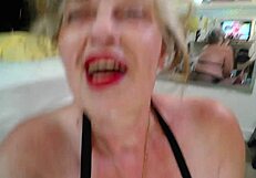 Dawnskye's giantess roleplay returns with her huge hairy ass in pantyhose and heels