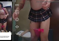 futanari trap tries anal toys with big filters