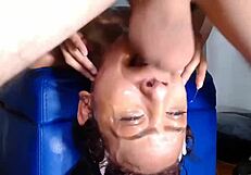 गंदा हार्डकोर डीपथ्रोट फेशियल चोद - लातीना को तबाह किया